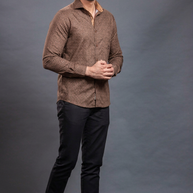 Fawn Checkered Shirt