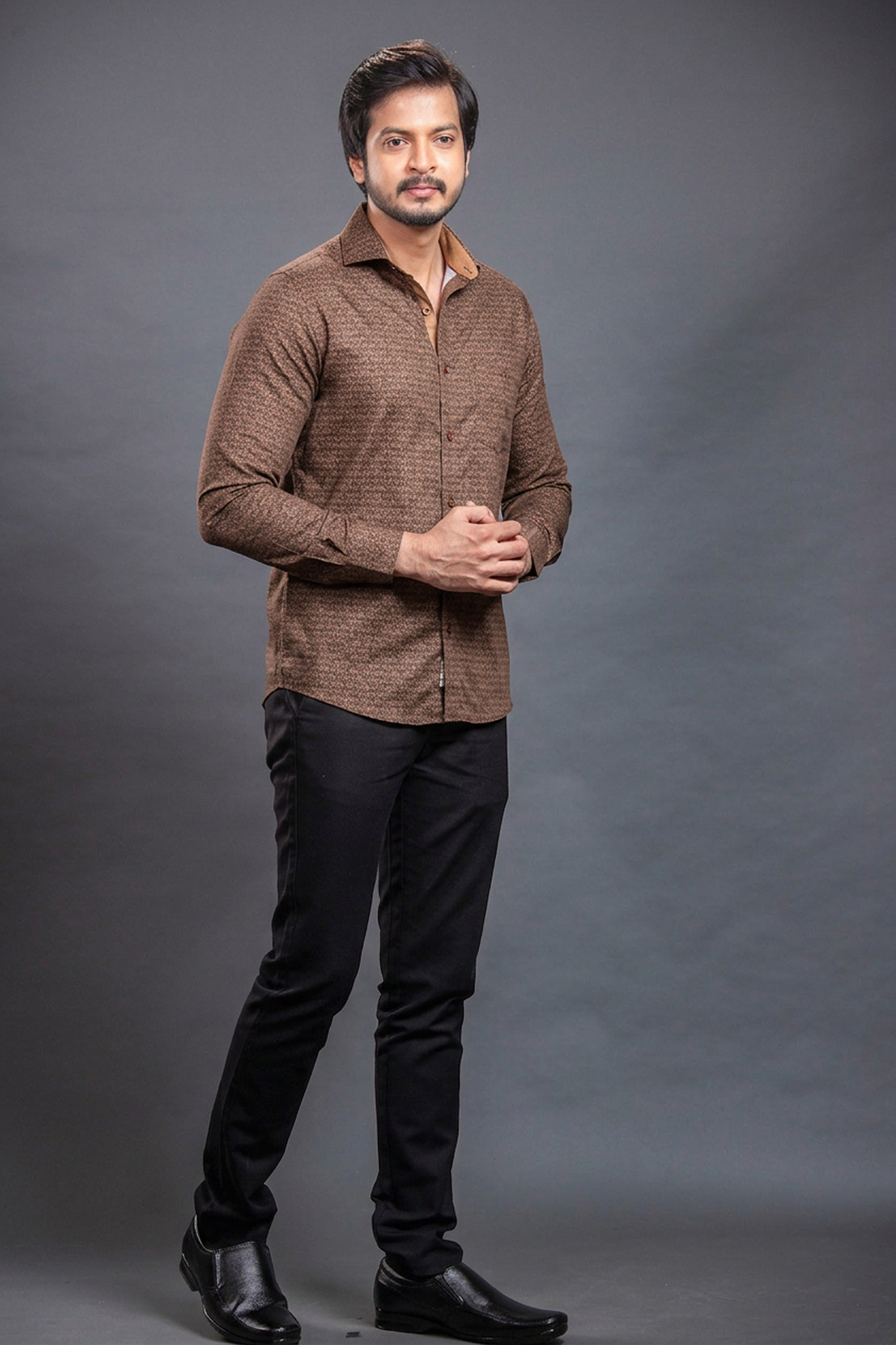 Fawn Checkered Shirt
