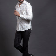 Grey Printed Shirt