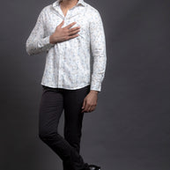 Grey Printed Shirt