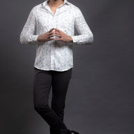 Grey Printed Shirt