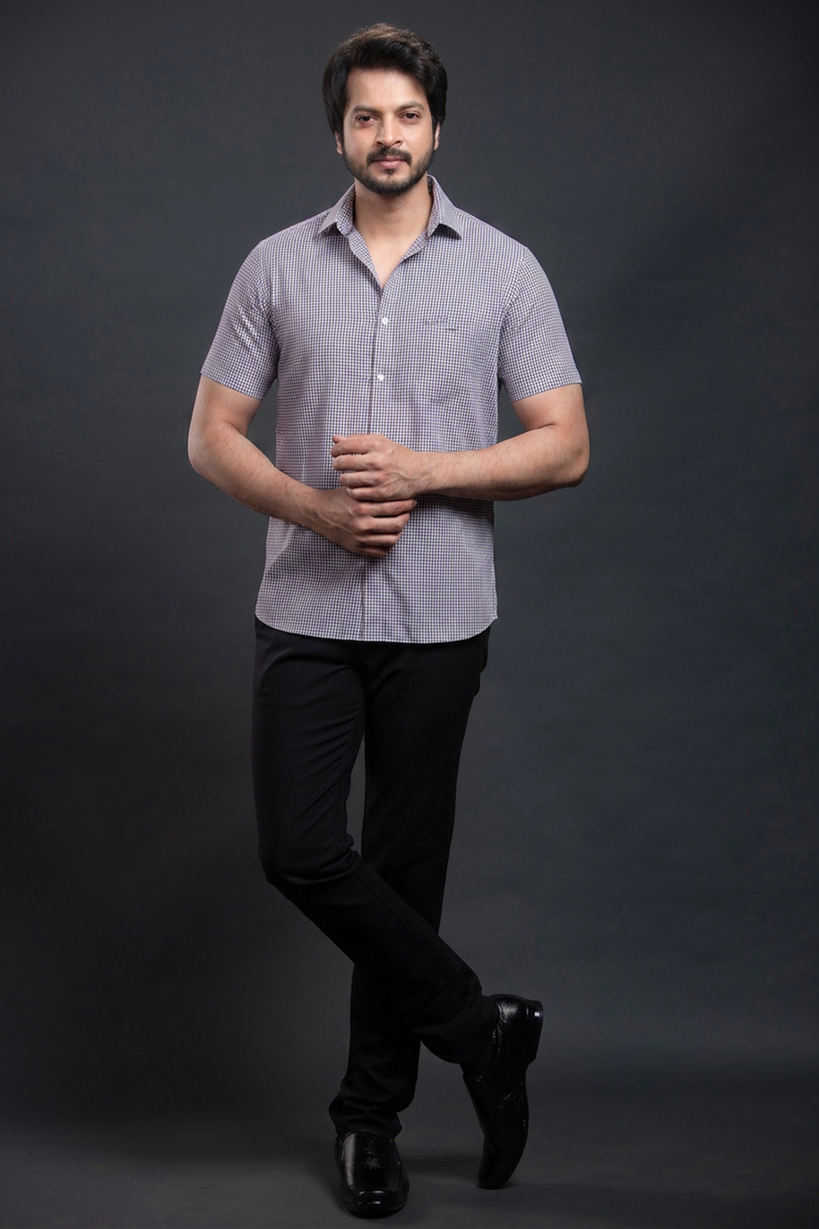 Brown Checkered Shirt