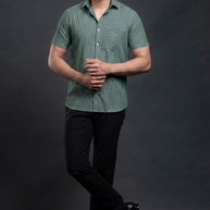 Brown Checkered Shirt