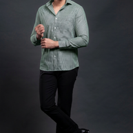 Brown Checkered Shirt