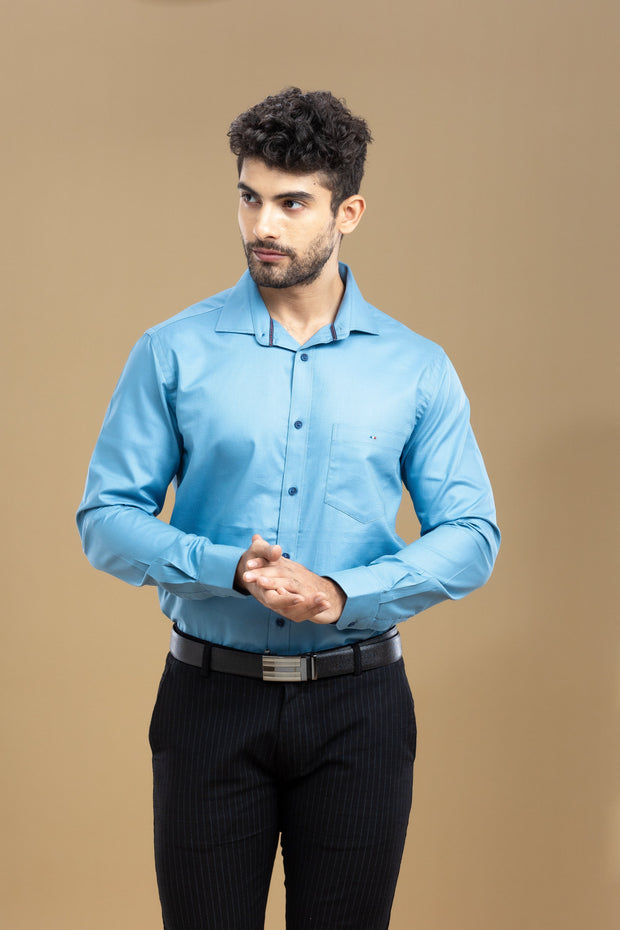Sky Blue Classic Solid Shirt