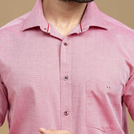Blush Pink Classic Solid Shirt