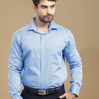 Mist Blue Classic Solid Shirt