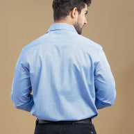 Mist Blue Classic Solid Shirt