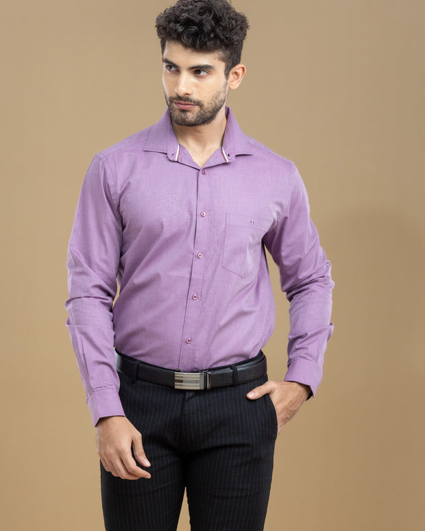 Lilac Classic Solid Shirt
