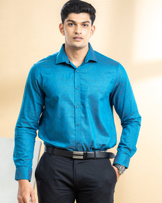 Navy Classic Solid Shirt