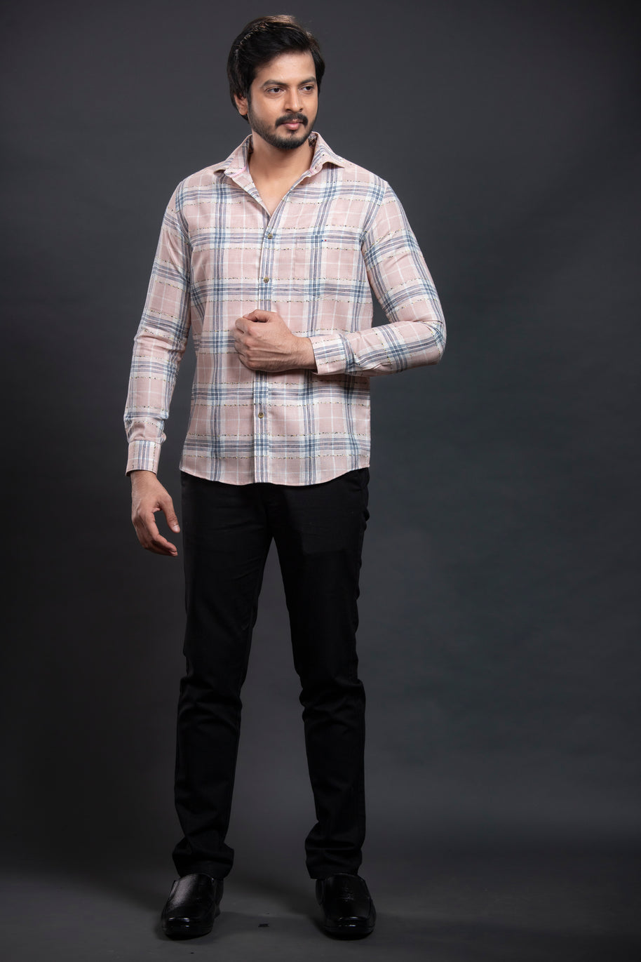 Pink Checkered Shirt