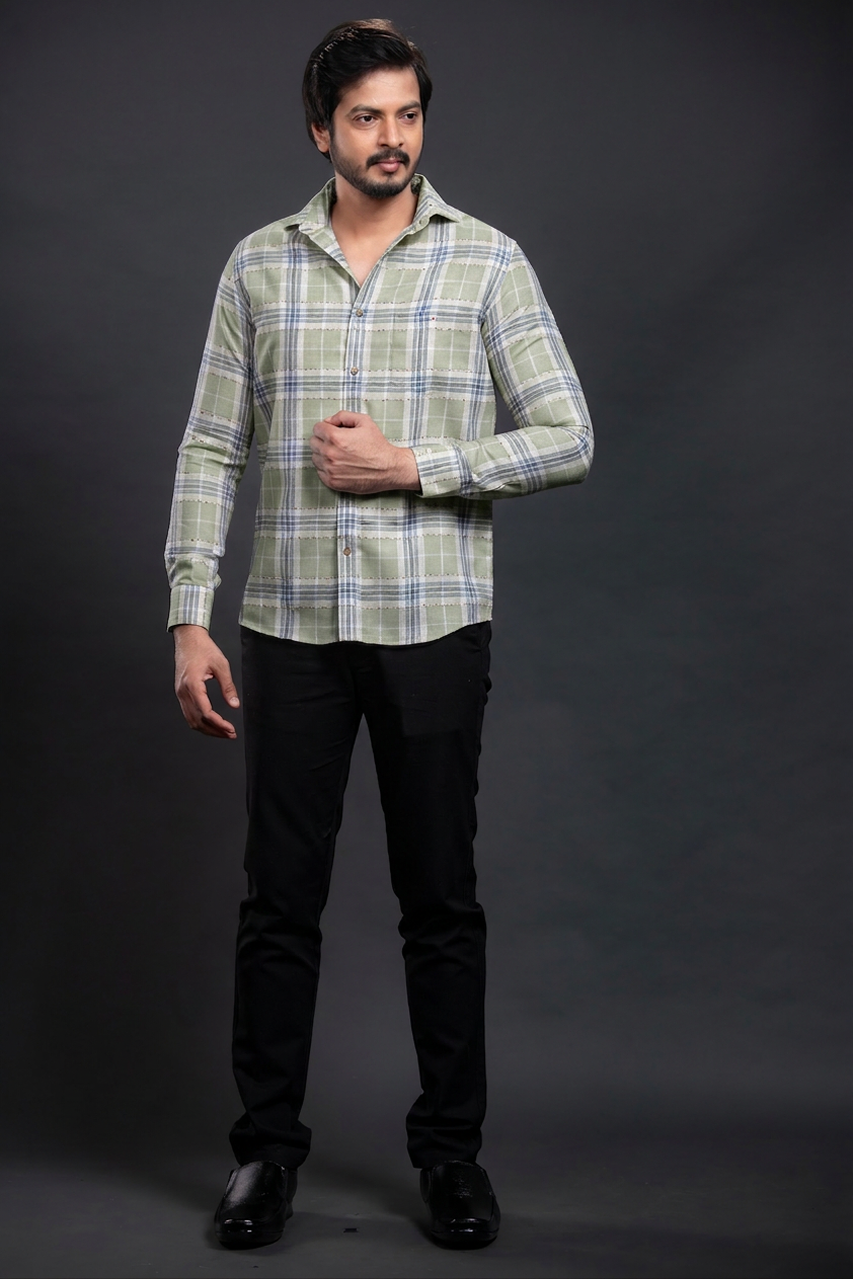 Pink Checkered Shirt
