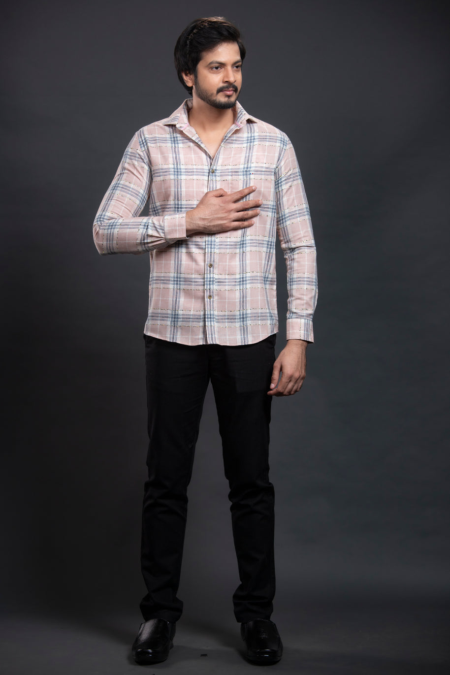 Pink Checkered Shirt