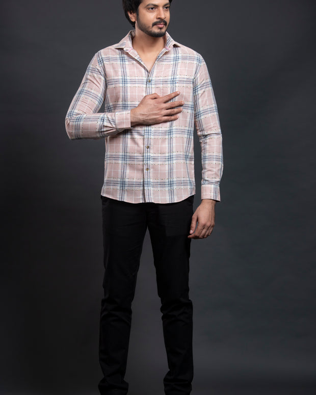 Pink Checkered Shirt