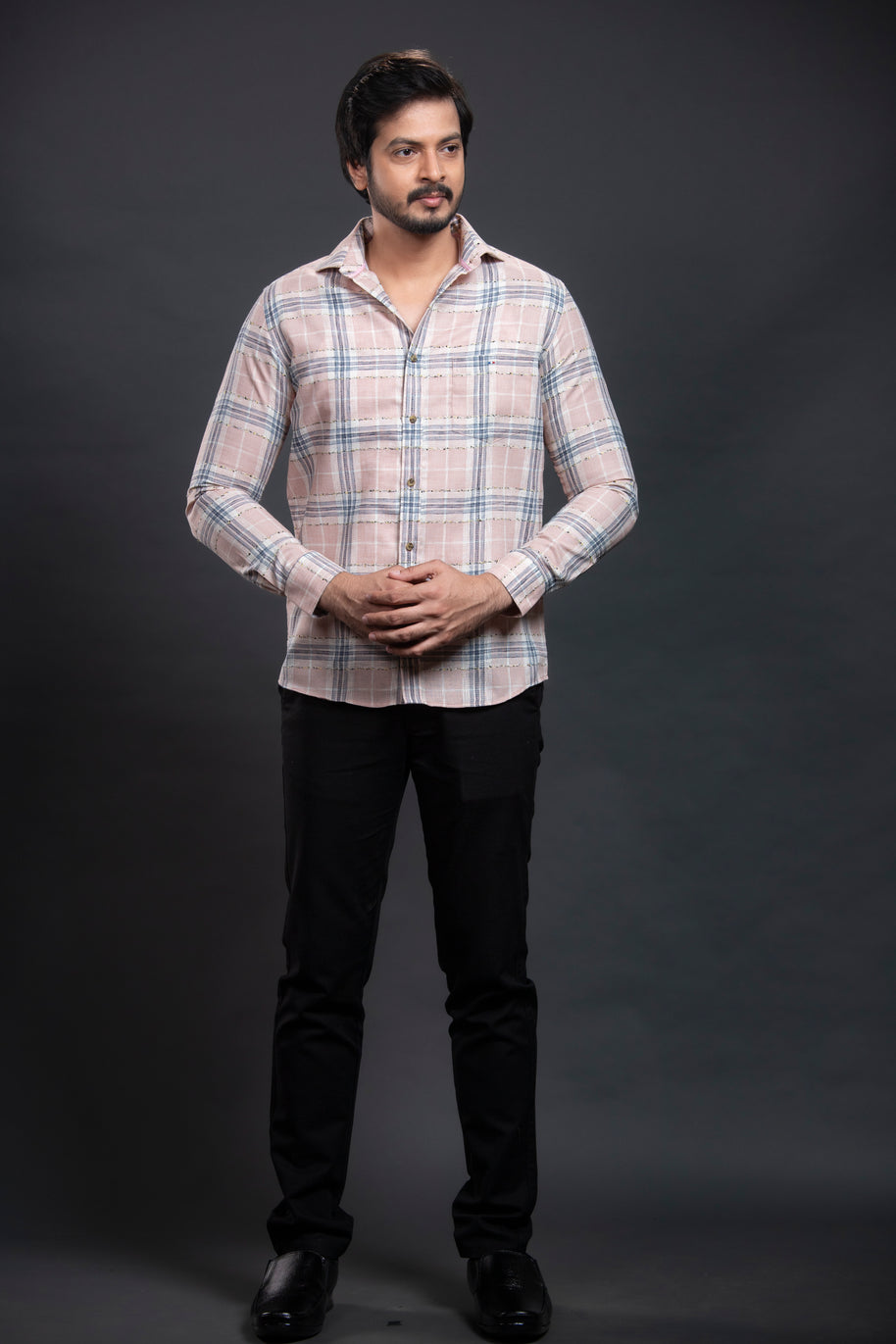 Pink Checkered Shirt