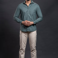 Olive Printed Shirt