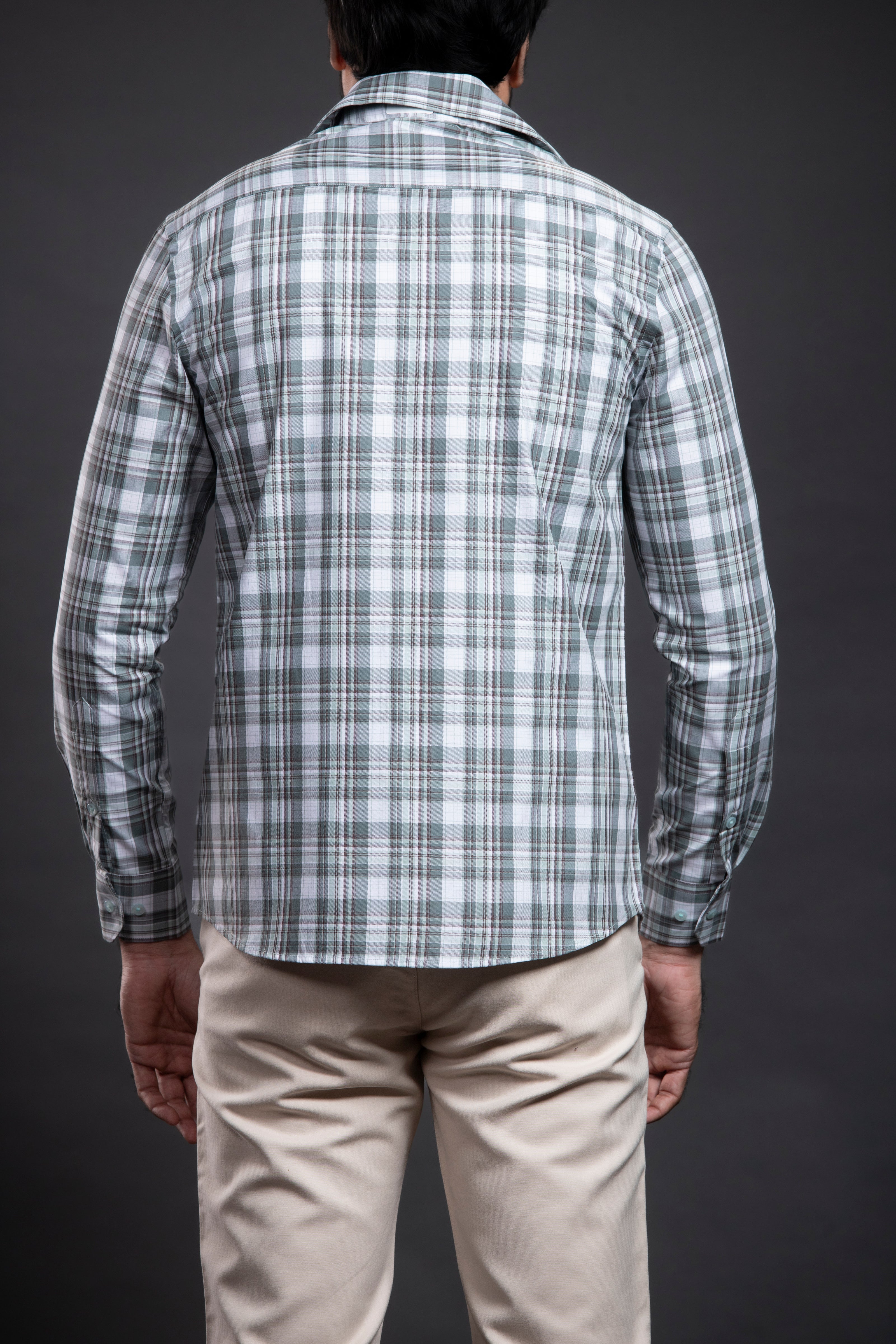 Brown Checkered Shirt