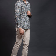 Dark Grey Printed Shirt