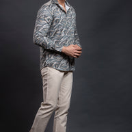 Dark Grey Printed Shirt