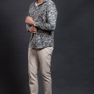 Dark Grey Printed Shirt