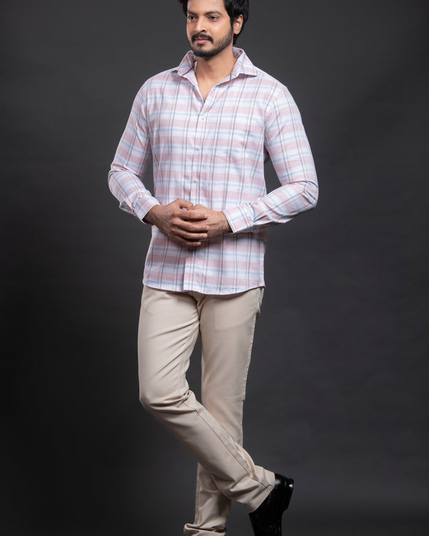 Pink Checkered Shirt