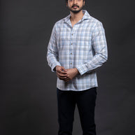 Blue Checkered Shirt