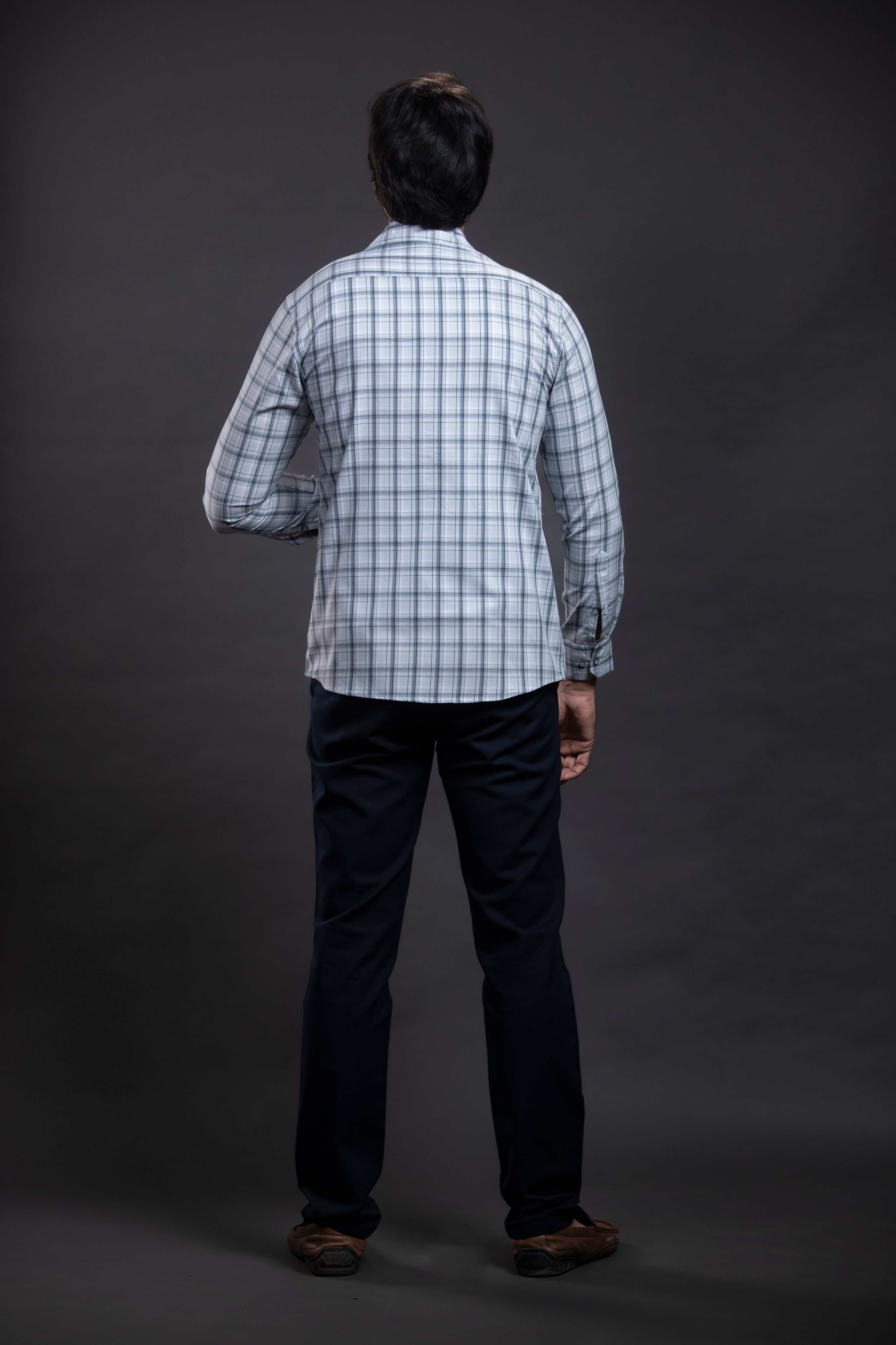 Blue Checkered Shirt