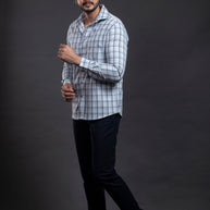 Blue Checkered Shirt