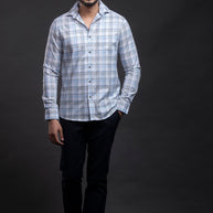 Blue Checkered Shirt