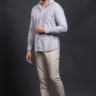 Aqua Checkered Shirt