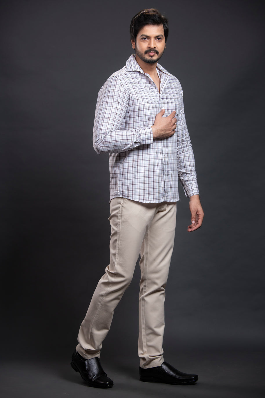 Aqua Checkered Shirt