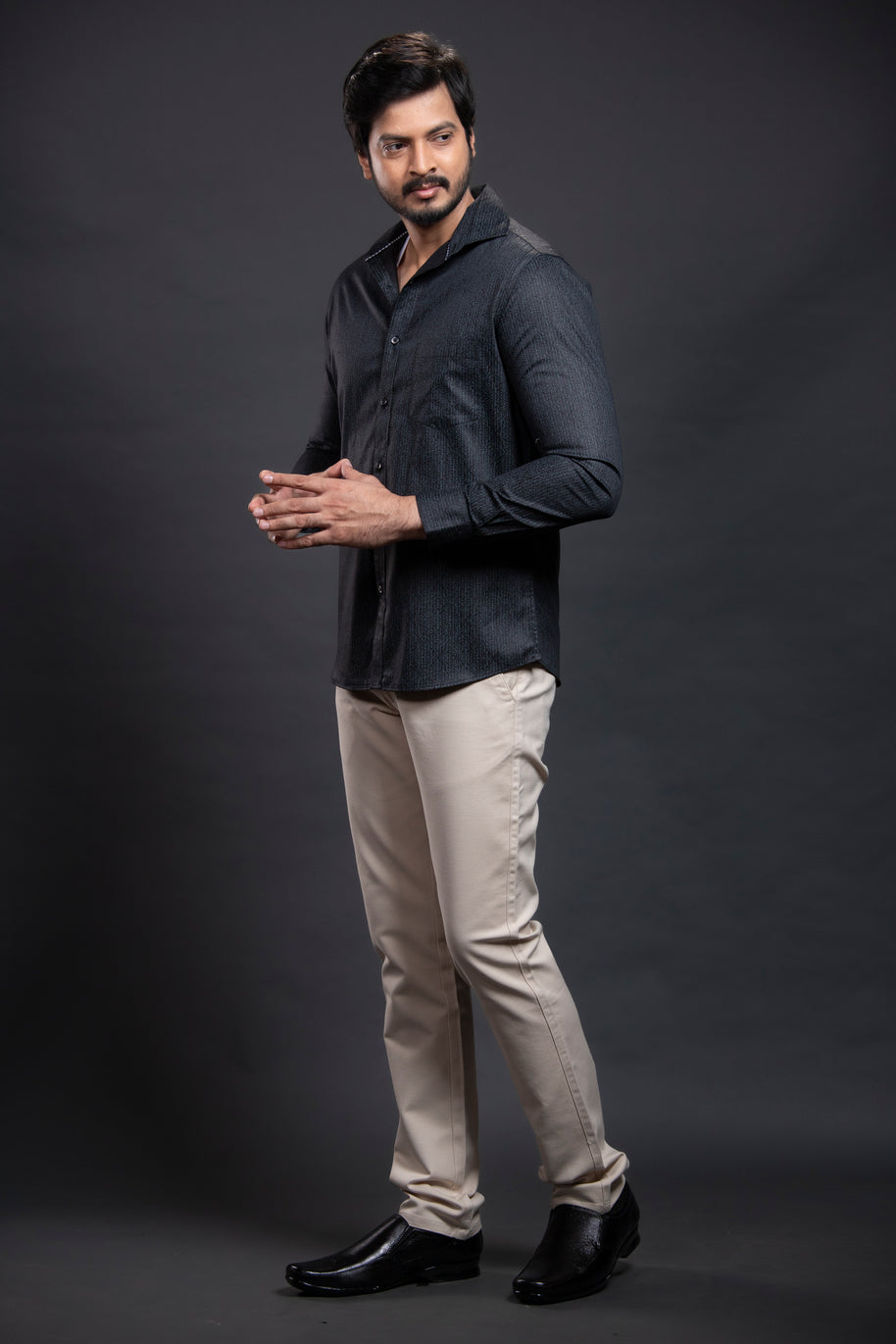 Black Printed Shirt