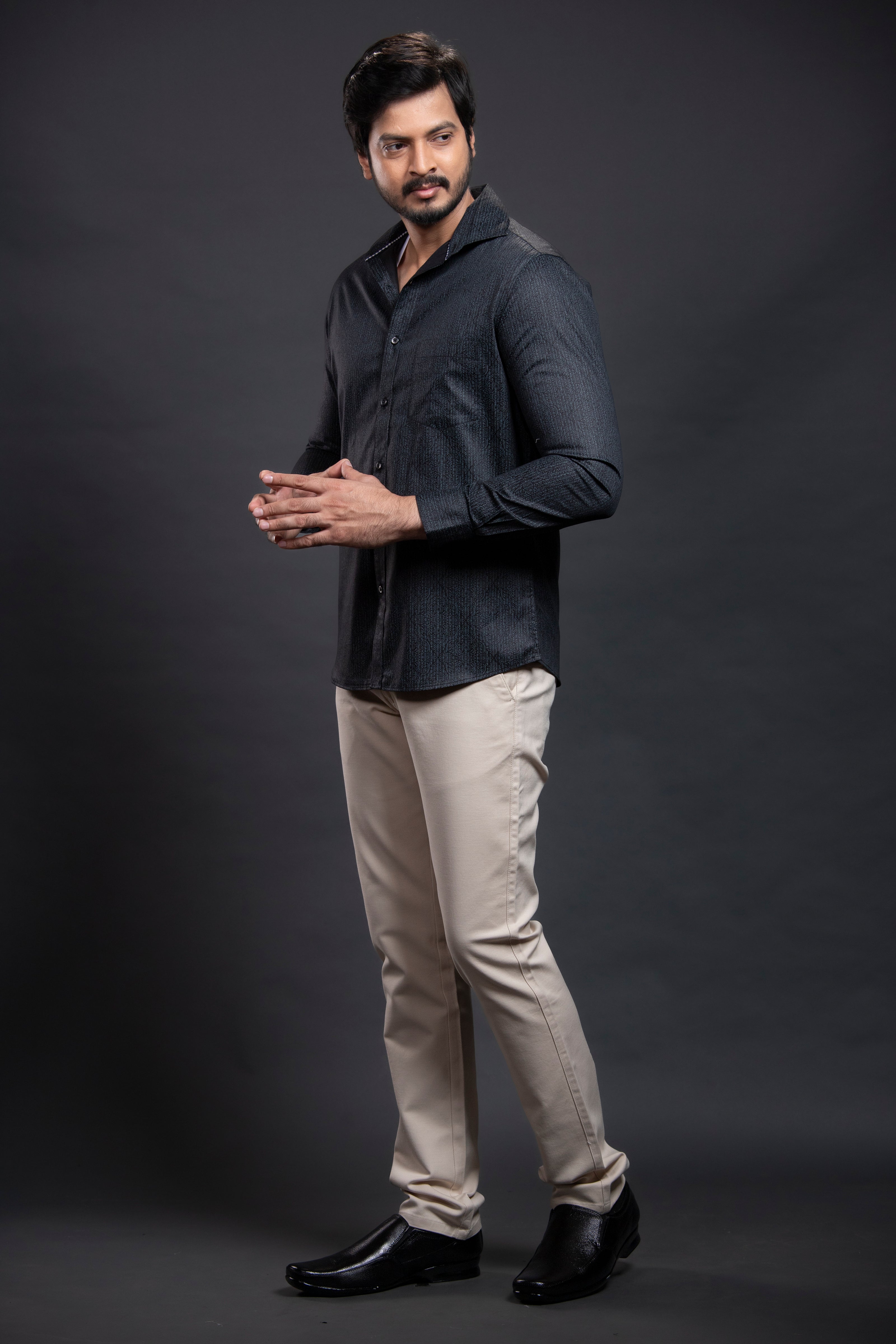Black Printed Shirt