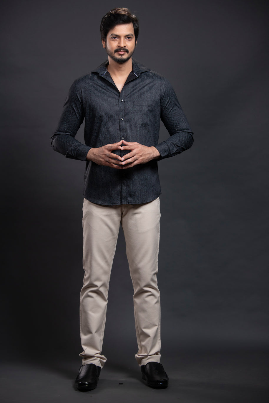 Black Printed Shirt