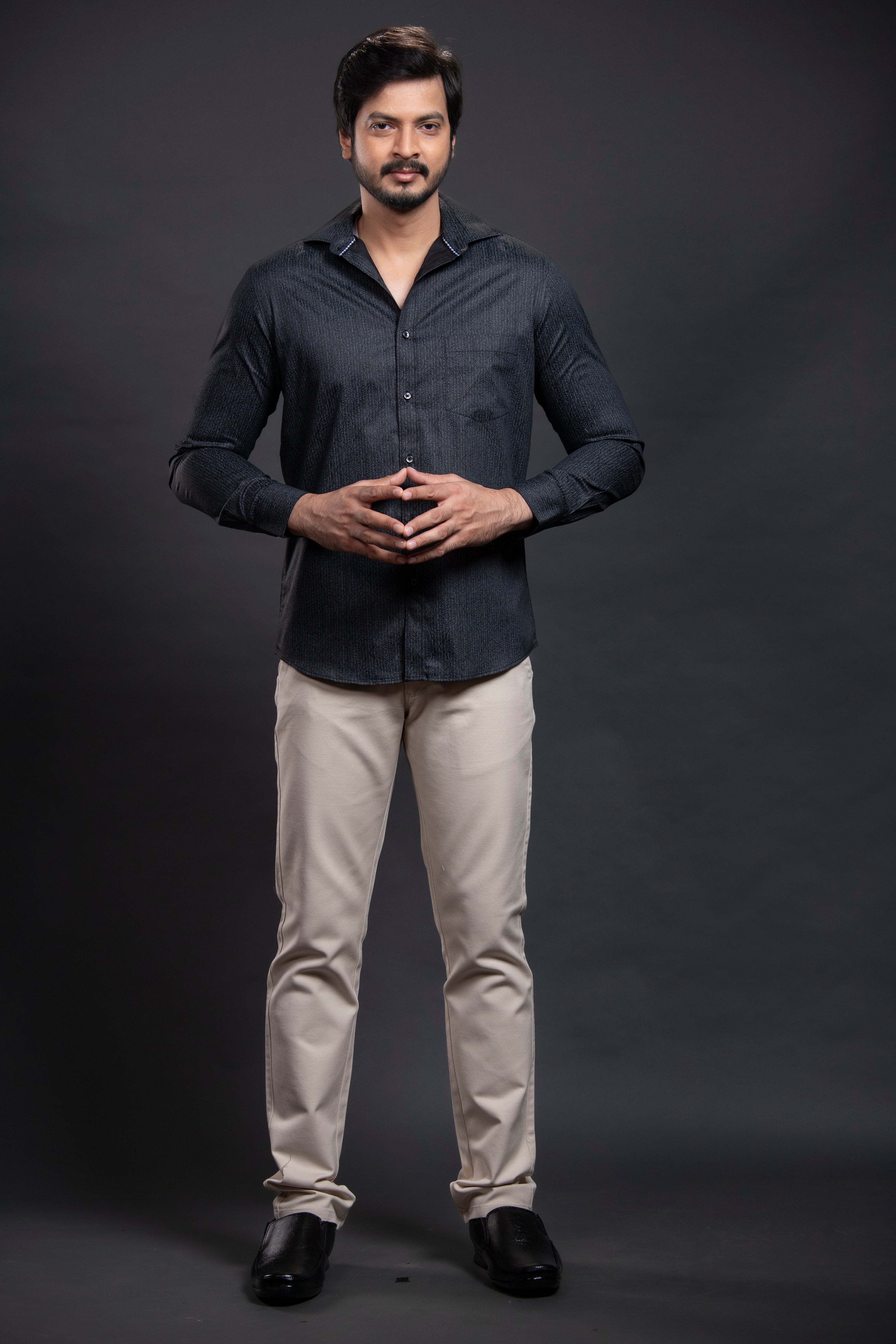 Black Printed Shirt