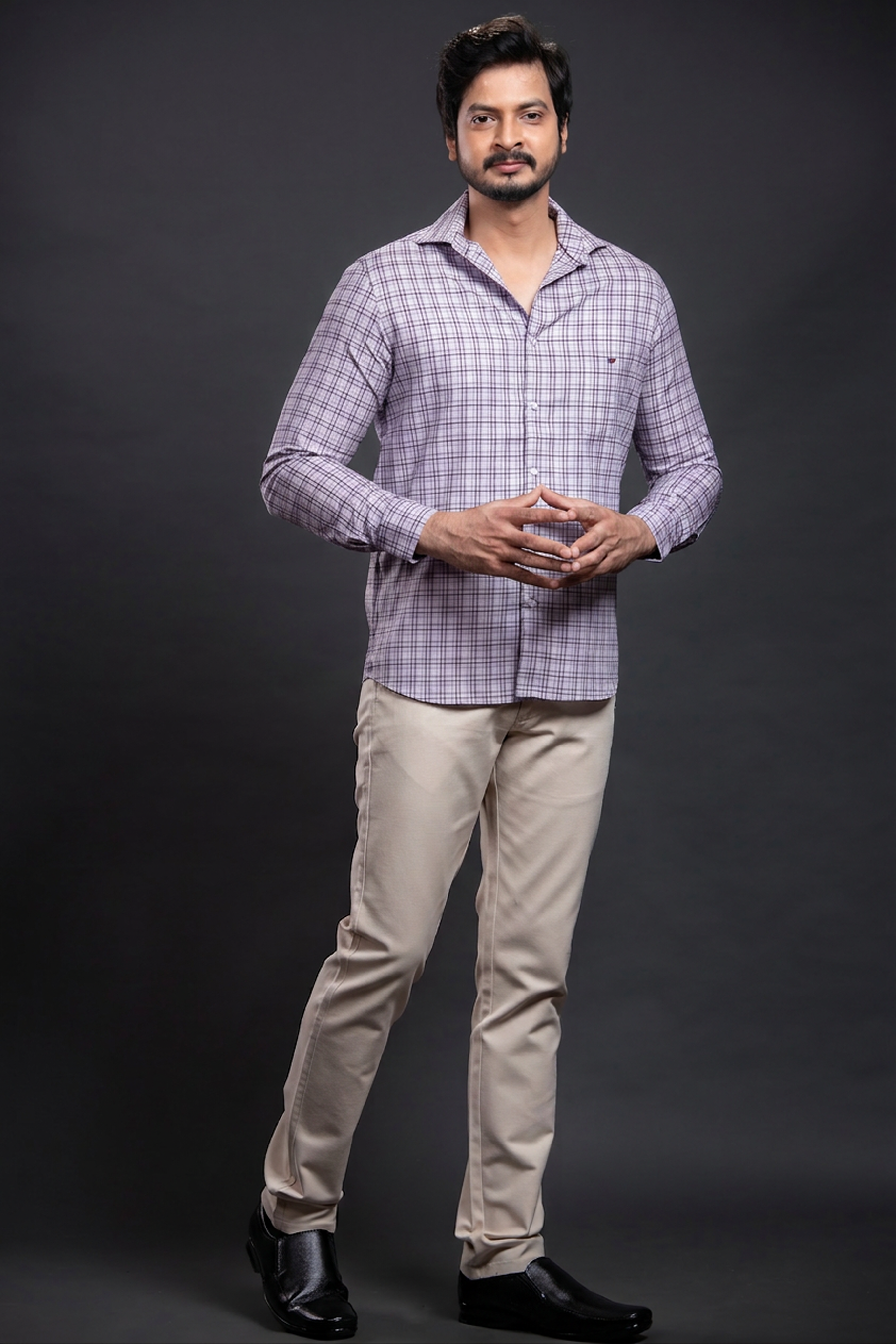 Grey Checkered Shirt