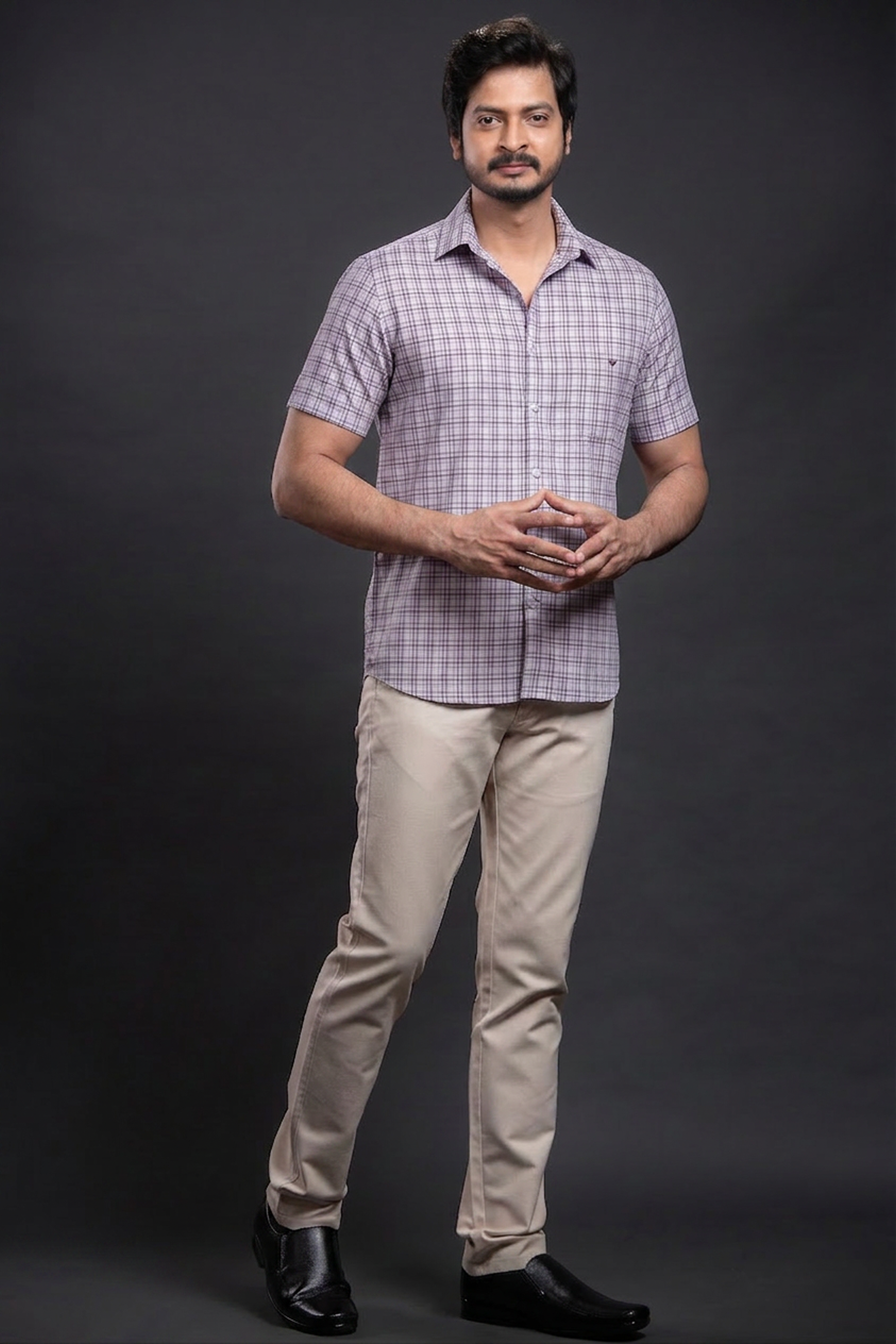 Grey Checkered Shirt