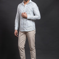 Grey Printed Shirt