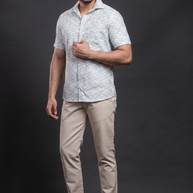 Grey Printed Shirt