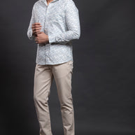 Grey Printed Shirt