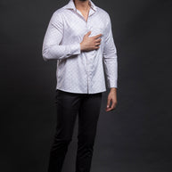White Printed Shirt