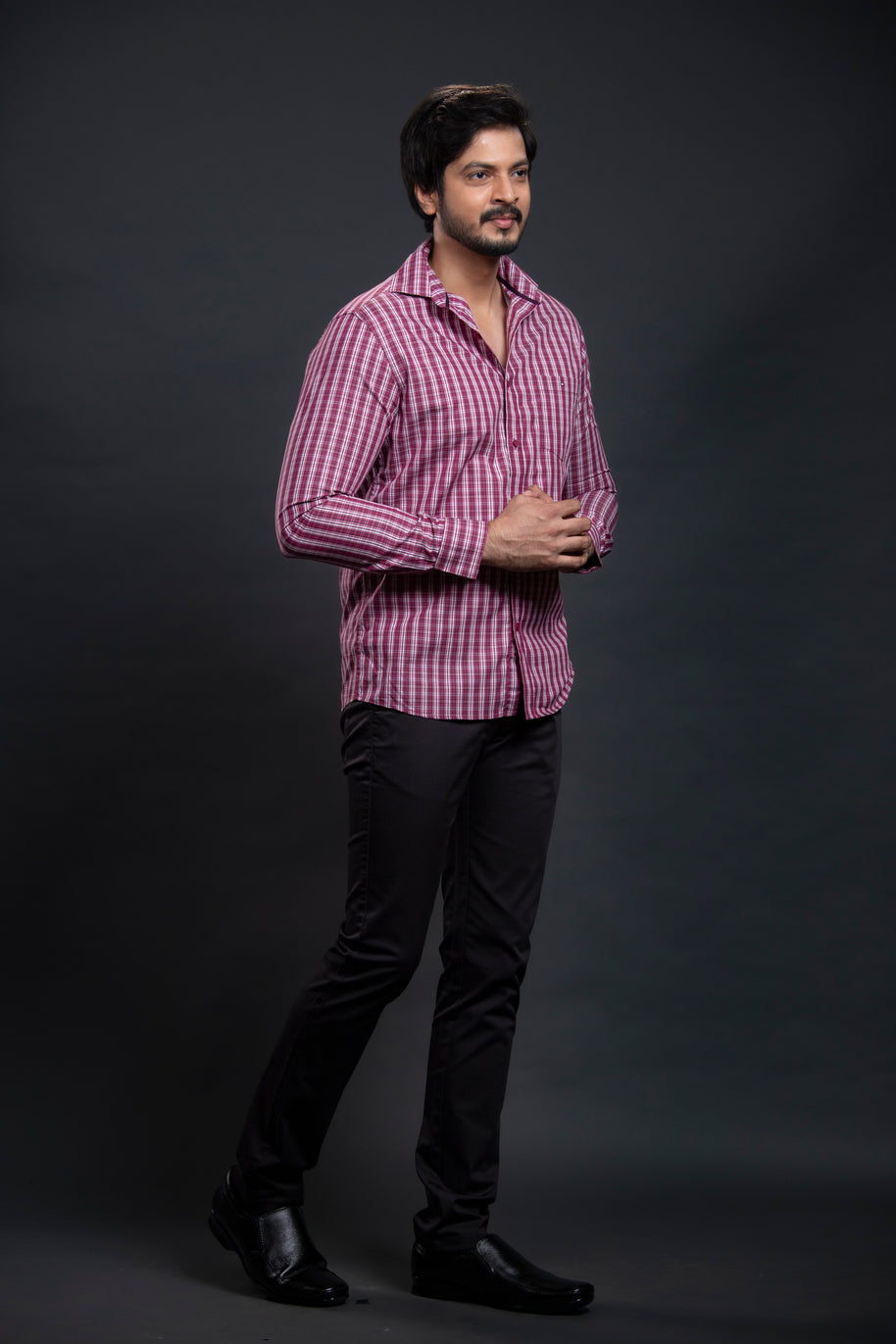 Pink Checkered Shirt