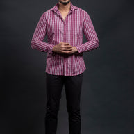Pink Checkered Shirt