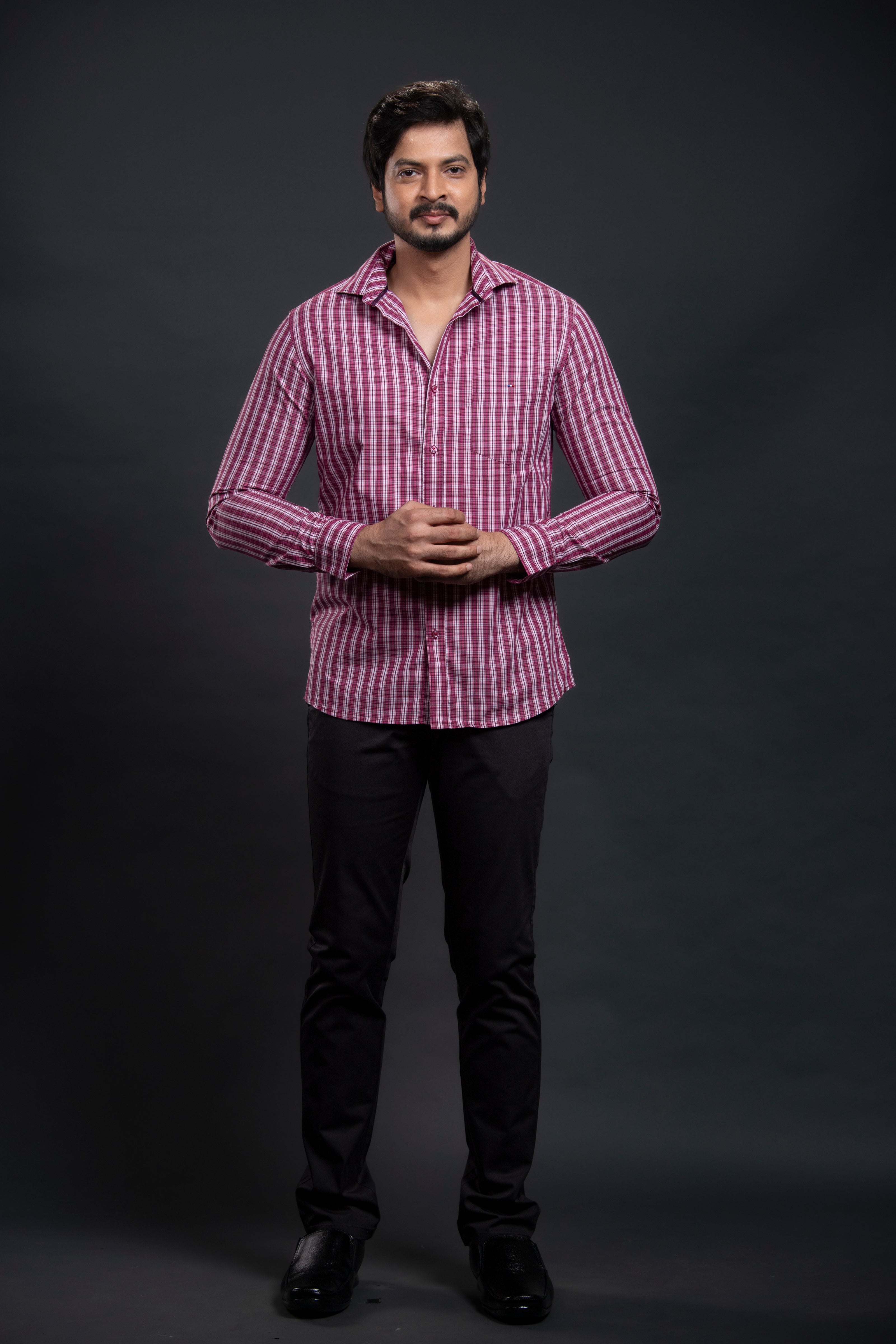 Pink Checkered Shirt