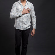 Aqua Printed Shirt