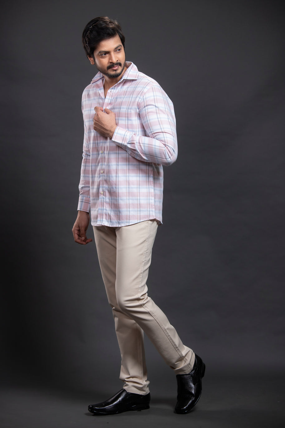 Pink Checkered Shirt