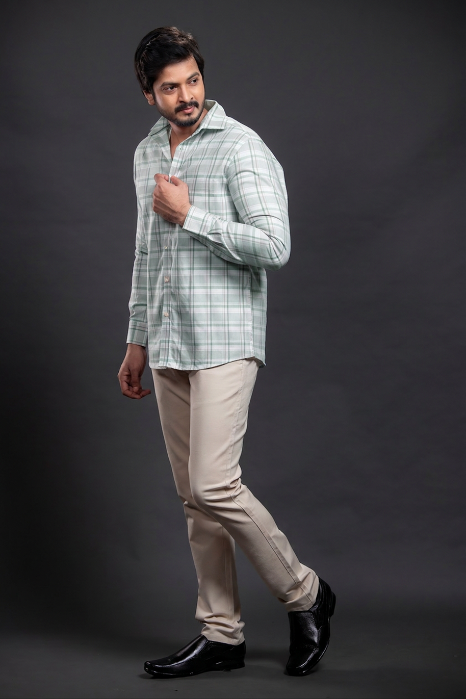 Pink Checkered Shirt
