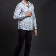Grey Printed Shirt
