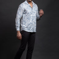 Grey Printed Shirt