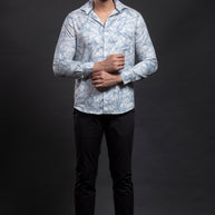Grey Printed Shirt